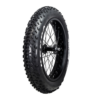 #ad 20x4 Fat Tire Front Wheel Set with Tire and Tube Alloy Aluminum For 20quot; Ebike $174.95