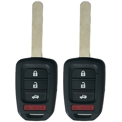 #ad 2X Keyless Entry Remote Key Fob 4 Button Replacement for Honda Accord 2016 2017 $19.95