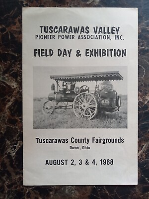 Tuscarawas Valley Pioneer Power Field Day Program 1968 Dover Ohio Vintage $29.99