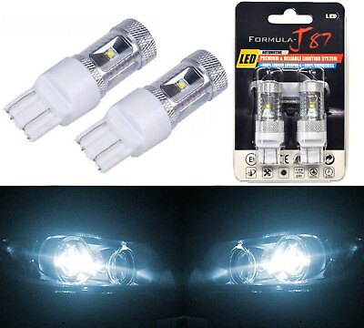 #ad LED Light 30W 7443 White 6000K Two Bulbs Front Turn Signal Replacement Stock OE $20.00