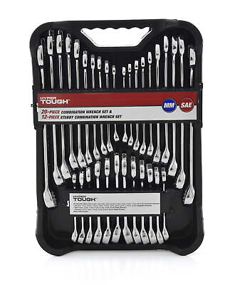 #ad 32 Piece Combination Wrench Set Metric amp; SAE $20.22