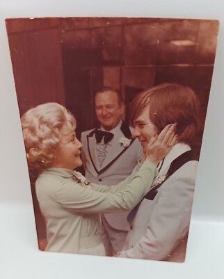 #ad Found Photo Boy With Parents Formal Wedding Suits Wallet Size 3.5x2.5 $9.99