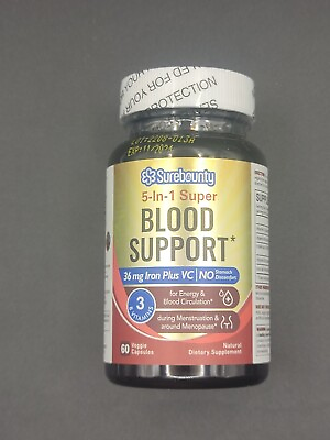 #ad Blood Support for Women 60 Capsules 1 Per Serving EXP 11 24 NEW $14.99