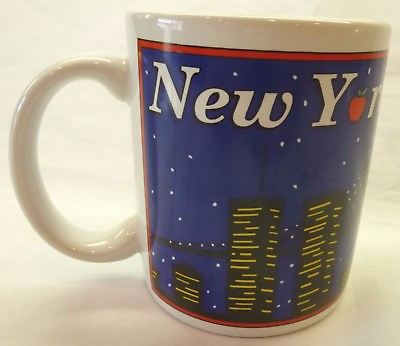 #ad New York City Skyline Statue of Liberty Coffee Mug by Papel Mugs $2.69