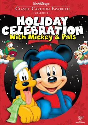#ad Classic Cartoon Favorites Vol. 8 Holiday Celebration With Mickey GOOD $4.93