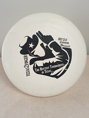 #ad Texas2Finger Dallas 2006 Discraft Frisbee Made In The USA Disc Golf* $28.00