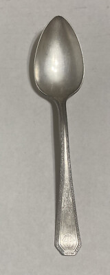#ad Wm Rogers Anniversary Silverplate Teaspoon 1927 Antique Flatware Spoon $4.69