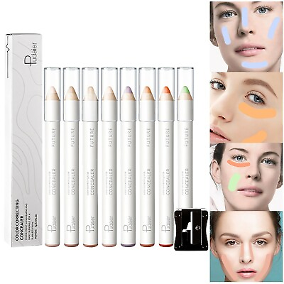 #ad Brightening Correcting Concealer Contouring Pen Highlighter Stick Face Lip $2.11