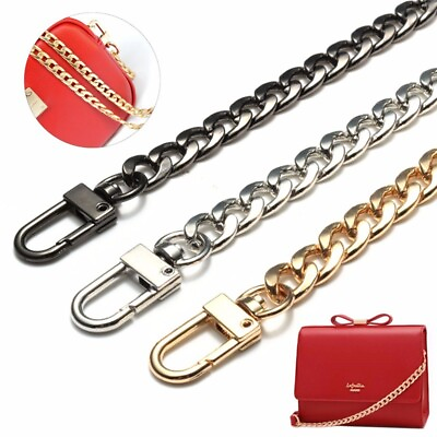 #ad Replacement Purse Chain Strap Handle Shoulder Crossbody Handbag Bag Metal Chain C $7.99