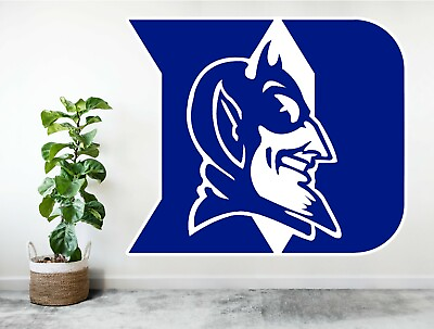 #ad Duke Blue Devils Logo NCAA Basketball Wall Decal Decor Mural Vinyl Stiker $139.99