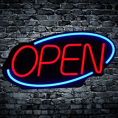 #ad LED Open Sign Bright Neon Light Large for Restaurant Bar Pub Shop Store Business $48.88