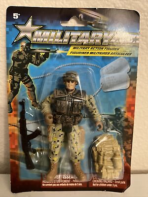 #ad MILITARY 4” ACTION FIGURE SOLDIER TOY BRAND NEW $7.96