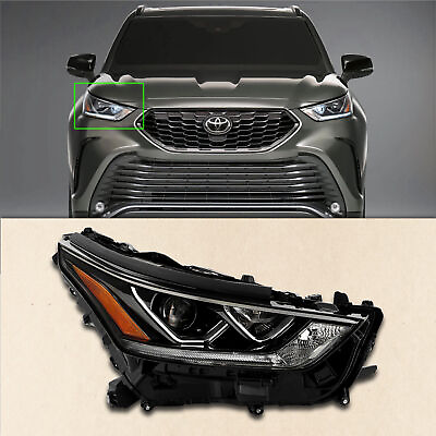 #ad LED Projector Headlight for 2020 2022 Toyota Highlander Limited Right 811100E530 $262.99