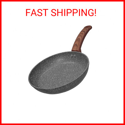 #ad Easy chef always 8 Inch Nonstick Frying Pan Skillet Non Stick Granite Coating $18.29