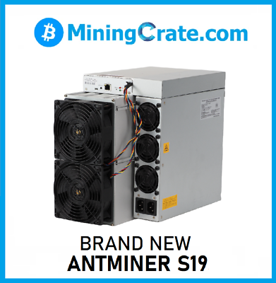 #ad Antminer S19 BRAND NEW Bitmain ASIC Bitcoin Miner over 100Th s when tuned $1495.00