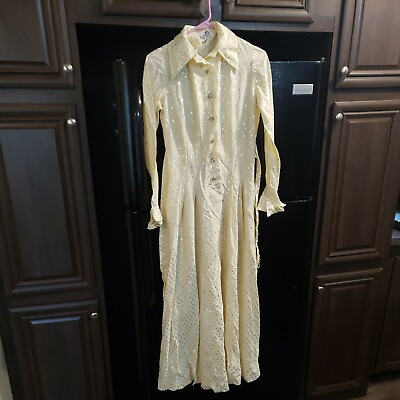 #ad vintage leslie fay Original dress Bust 34 Waist 28 Hip 36 Length 52 $11.70