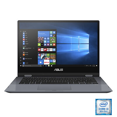 #ad ASUS TP412FA OS31T 14quot; FHD Touchscreen i3 8145U 2.1GHz Intel UHD Graphics 620 $165.00