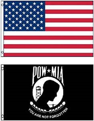 #ad Wholesale Combo LOT 3#x27; X 5#x27; USA amp; Pow Mia You are Never Forgotten FLAG 3X5 $13.88