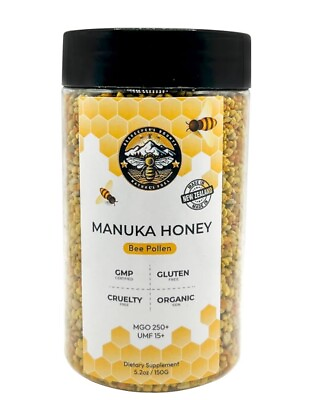#ad Manuka Honey Organic Bee Pollen Granules Vitamin Immune Boost Supplement 5.2oz $19.99