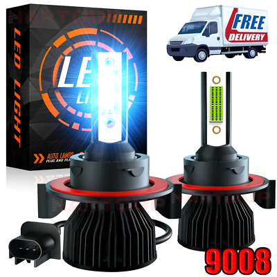 #ad LED Headlight Kit H13 8000K Blue Bulbs High Low Beam for Jeep Wrangler JK 07 17 $19.49