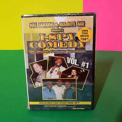#ad Joe Jaxson Adante Ace presents I Spy Comedy NEW SEALED DVD Free US Shipping Club $9.95