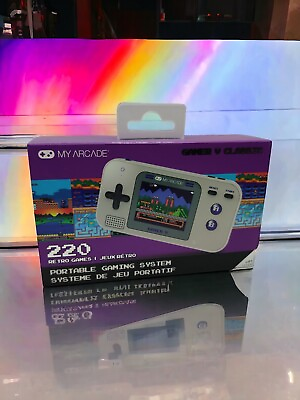 #ad My Arcade Portable Gaming System Gamer Classic 220 Retro Games Pocket Videogame $17.09