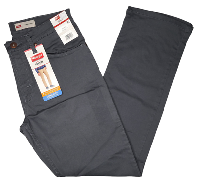 #ad Wrangler #11543 NEW Men#x27;s Straight Seat amp; Thigh Stretch Straight Fit Pants $20.99