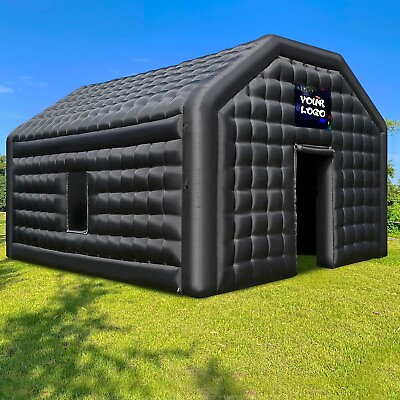 #ad Inflatable Night Club 20 FT Black Inflatable Cube Party Tent amp; Logo Area in US $959.00