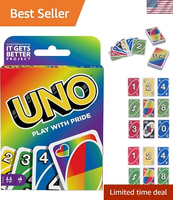 #ad Special Pride Edition UNO Card Game Partnered with It Gets Better Project $17.09