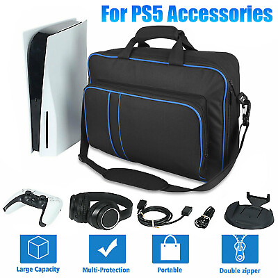 #ad Travel Carrying Bag Case Travel Handbag Storage For PS5 Game Console Accessories $26.98