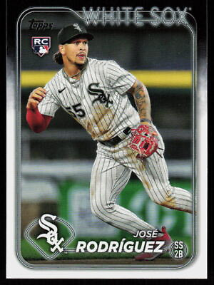 #ad 2024 TOPPS SERIES 1 JOSE RODRIGUEZ #86 Baseball Rookie WHITE SOX RC $1.99