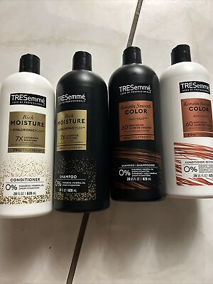 #ad Lot 4 Tresemme Shampoo Keratin Smooth Color Conditioner 28oz Ea Rich Moisture $21.85