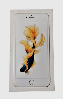 #ad Apple iPhone 6S Plus Empty Replacement Phone Box Gold 128GB with apple sticker $7.99