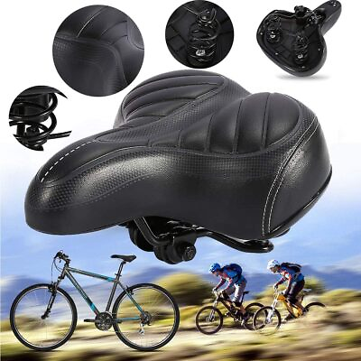 #ad Bike Seat Cushion Big Bum Mountain Road Bike Bicycle Sporty Soft Pad Saddle Seat $13.22