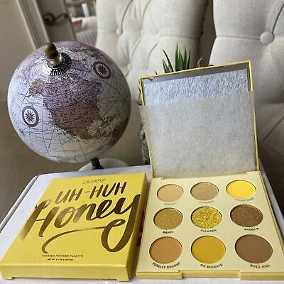 #ad Colourpop Uh Huh Honey Yellow Eye Shadow Palette New In Box $11.88