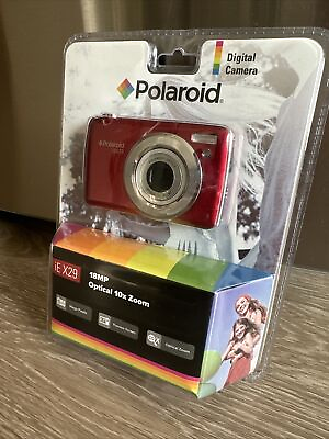 Polaroid IEX29 HD 18 MP Optical Zoom Digital Camera Red NEW SEALED $89.98