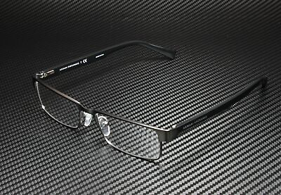 #ad ARMANI EXCHANGE AX1009 6037 Satin Gunmetal Black Demo Lens 53mm Men#x27;s Eyeglasses $57.95