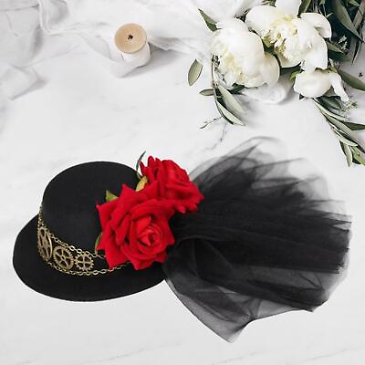 #ad Steampunk Mini Top Hat Gothic Head Gear for Cosplay Festival Party Favors $10.80
