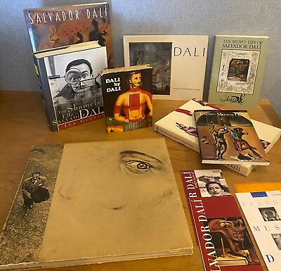 #ad Salvador Dali Research Collection Eight Volumes $200.00