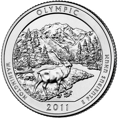 #ad 2011 P Olympic Park NP Quarter. ATB Series Uncirculated From US Mint roll. $2.39