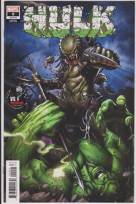#ad Hulk Issue #9 Comic Book. Hulk vs Predator Variant. Volume 4. Marvel 2022 $4.99