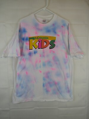 #ad Hanes Beefy t USA single stitch Crayola Kids 1990#x27;s tie dye look adult XL $35.00