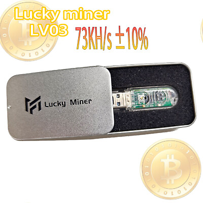#ad NerdMiner V3 Bitcoin Solo Lottery Miner USB Plug DIY 73KH s Tool Win 6.25 BTC $39.99