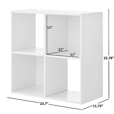 #ad 4 Cube Storage Organizer White Home amp; Garden Furniture Bookcases amp; Shelving $27.43