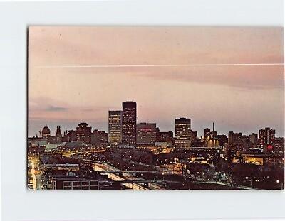 #ad Postcard Beautiful Skyline of Rochester New York USA $3.49