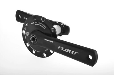 #ad Rotor FLOW InPower Road 175mm Power Meter Crank 110BCD MAS Spider $450.00
