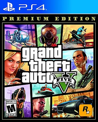 #ad #ad Grand Theft Auto V: Premium Edition Sony PlayStation 4 NEW PS4 $19.95