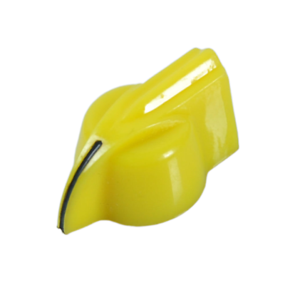 #ad 10pcs Chicken Head Control Knobs Yellow Amp Effect Pedal Pointer Volume 1 4quot; $10.11
