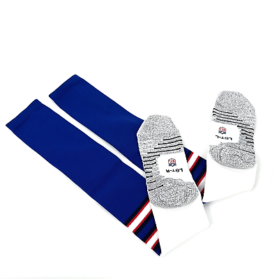 #ad Buffalo Bills Nike NFL Team Colors Men#x27;s Socks 1 Pair Size LGT Large Tall NEW $15.99
