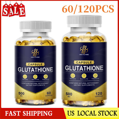 #ad Glutathione Capsule Strong Antioxidant Anti Aging Skin Whitening Liver Health $10.63